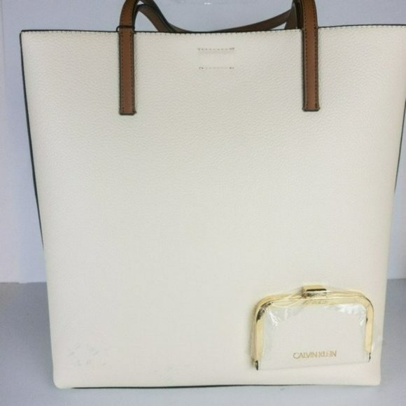 Calvin Klein Bella Tote -Cherub White - Picture 2 of 3